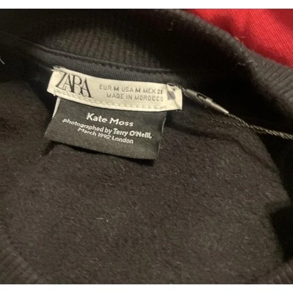 ZARA‎ WOMEN NWT KATE MOSS TERRY O'NEIL SWEATSHIRT 0085/170 Size M BLOGGERS FAV!